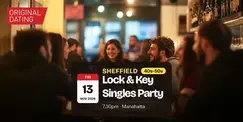 Lock & Key Singles Party in Sheffield @ Manahatta | 40s-50s