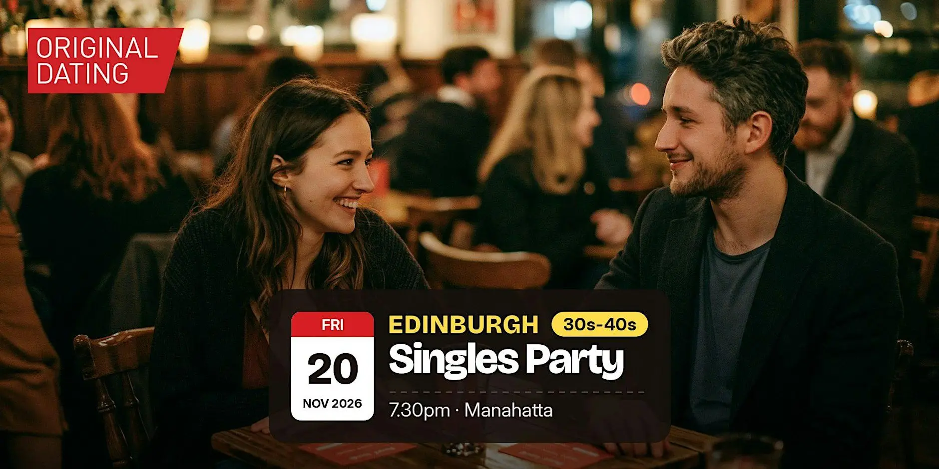 Singles Party in Edinburgh @ Manahatta | 30s-40s Singles Party in Edinburgh @ Manahatta | 30s-40s