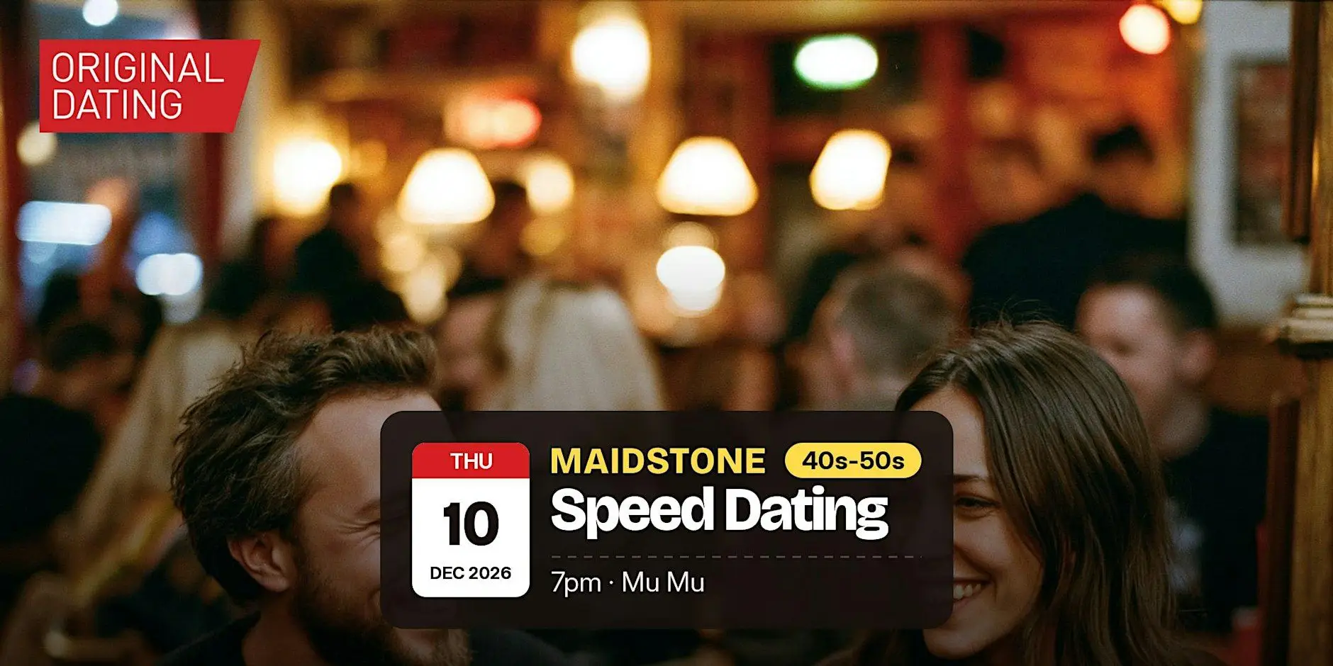 Speed Dating in Maidstone @ Mu Mu | 40s-50s