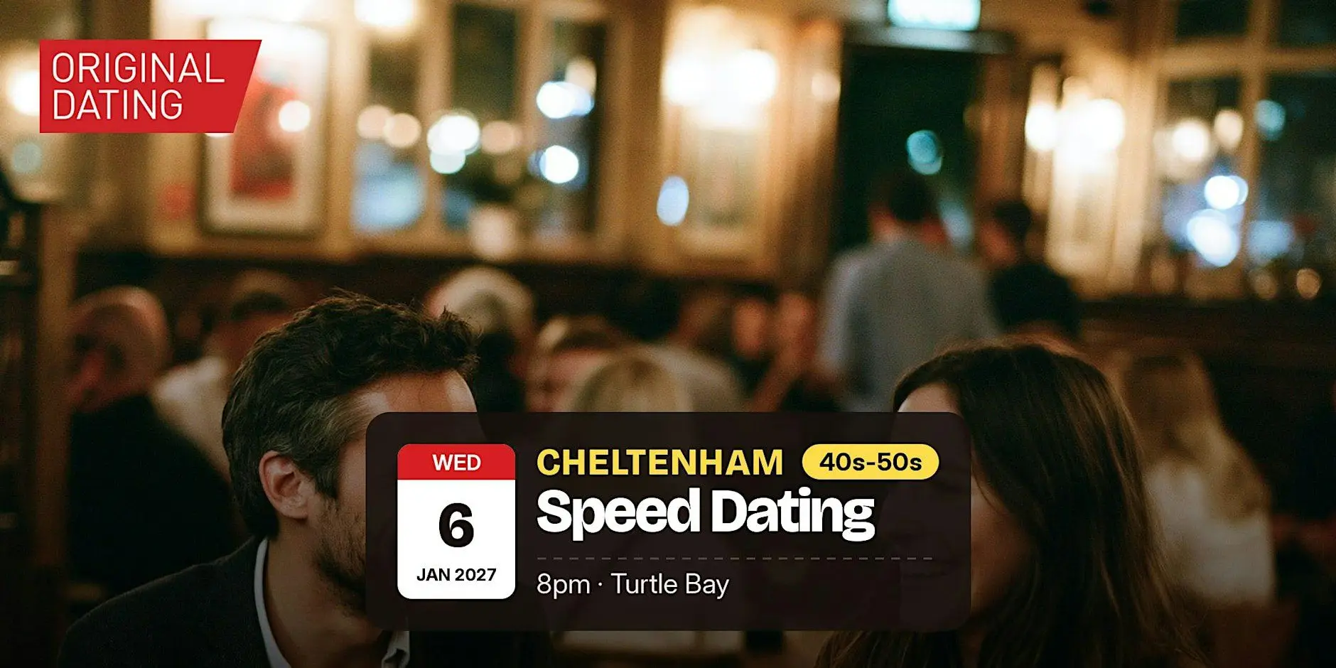 Speed Dating in Cheltenham @ Turtle Bay | 40s-50s Speed Dating in Cheltenham @ Turtle Bay | 40s-50s
