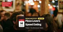 Pizza Lovers Speed Dating in Winchester @ The Winchester Stable | 40s-50s Pizza Lovers Speed Dating in Winchester @ The Winchester Stable | 40s-50s