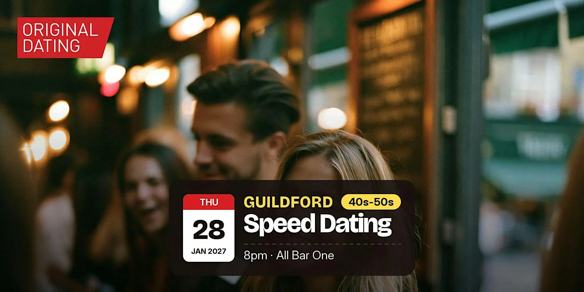 Speed Dating in Guildford @ All Bar One | 40s-50s