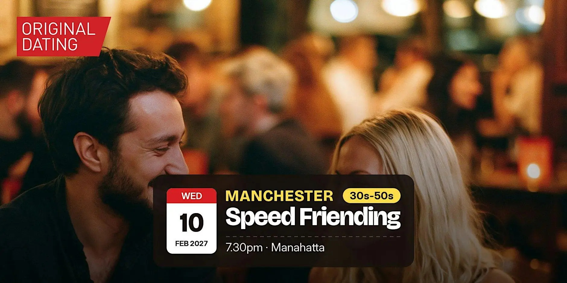 Speed Friending in Manchester @ Manahatta | 30s-50s Speed Friending in Manchester @ Manahatta | 30s-50s