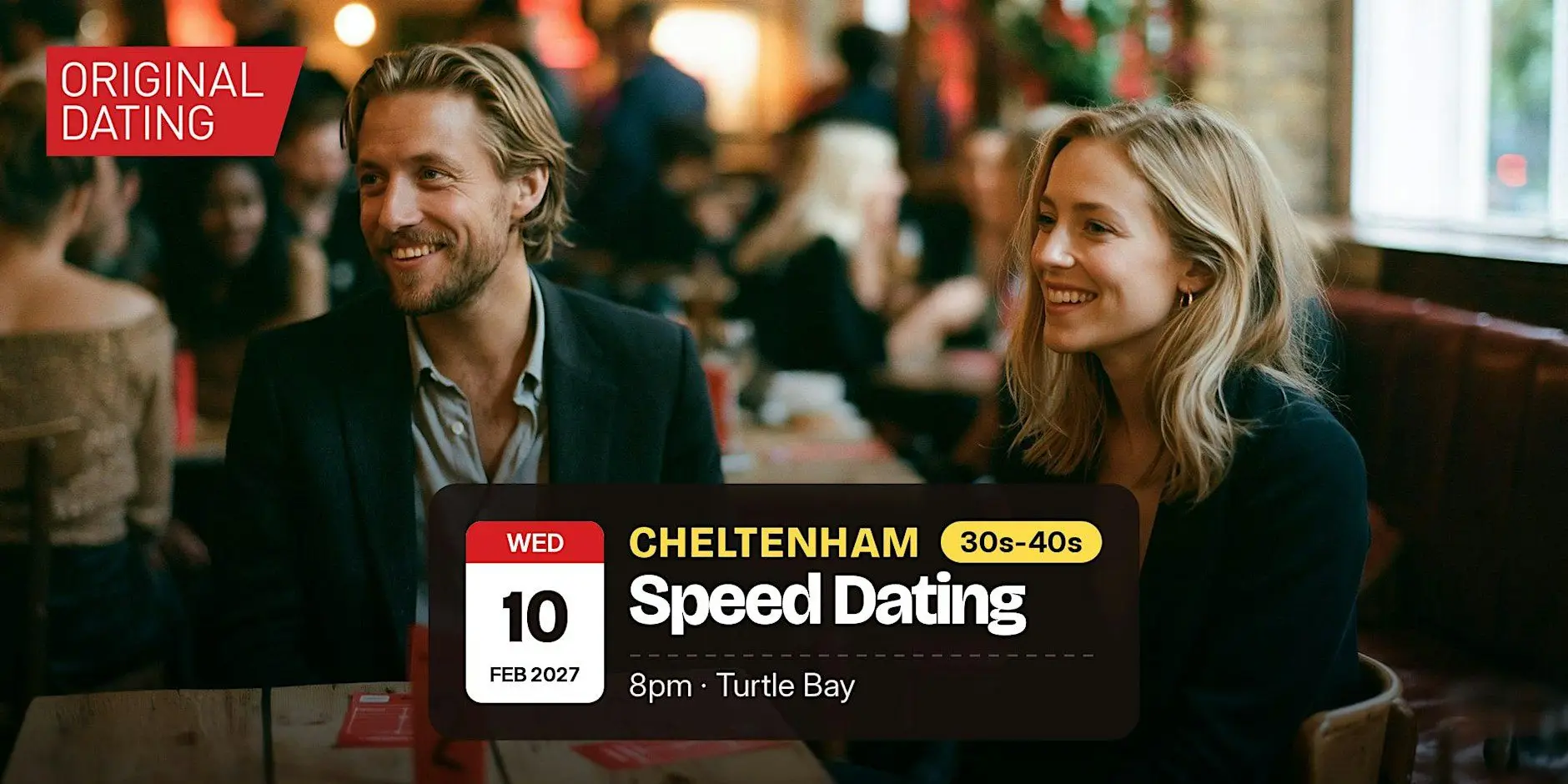 Speed Dating in Cheltenham @ Turtle Bay | 30s-40s Speed Dating in Cheltenham @ Turtle Bay | 30s-40s