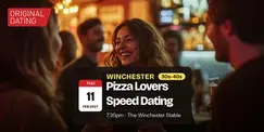 Pizza Lovers Speed Dating in Winchester @ The Winchester Stable | 30s-40s