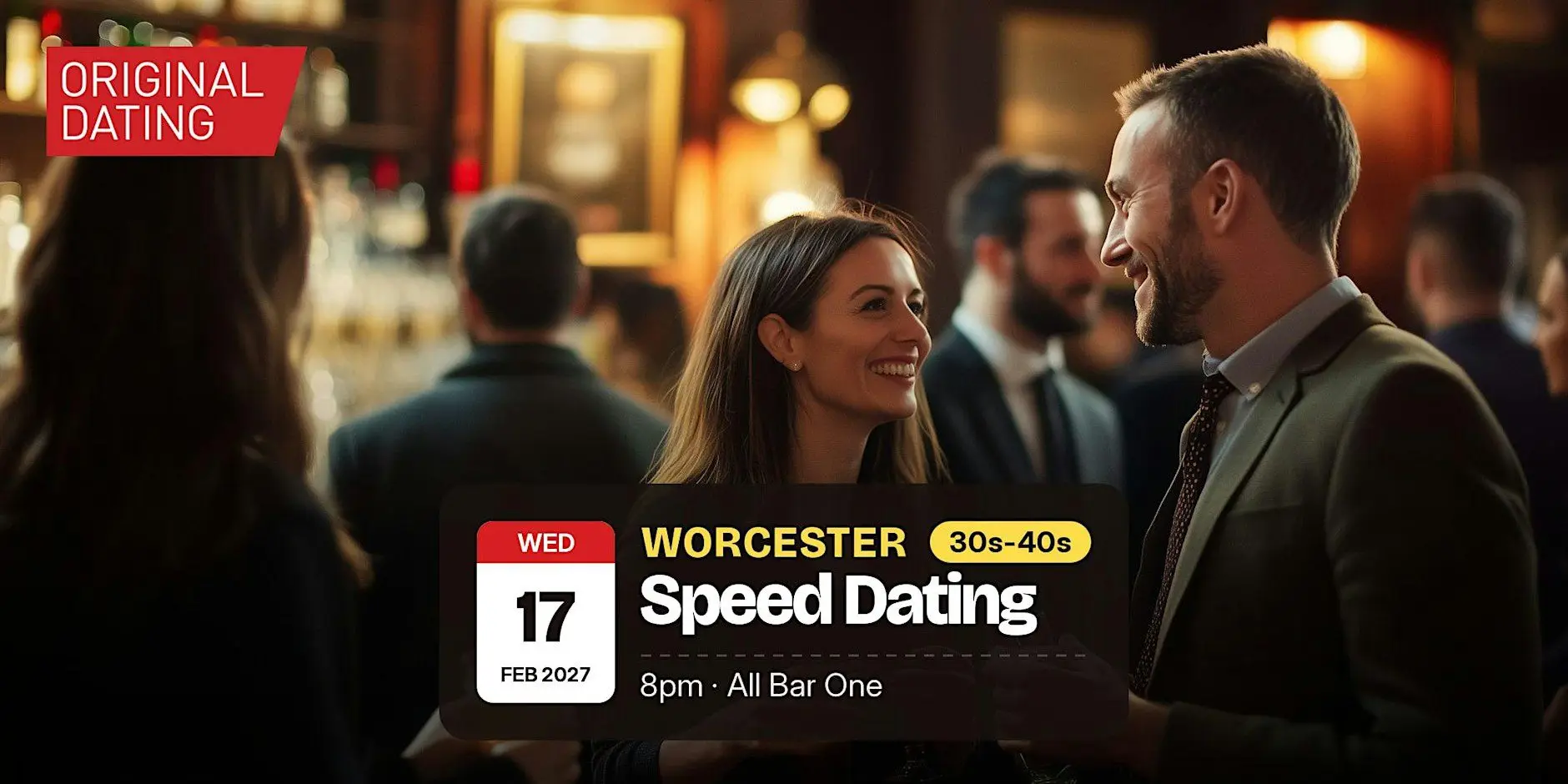 Speed Dating in Worcester @ All Bar One | 30s-40s Speed Dating in Worcester @ All Bar One | 30s-40s
