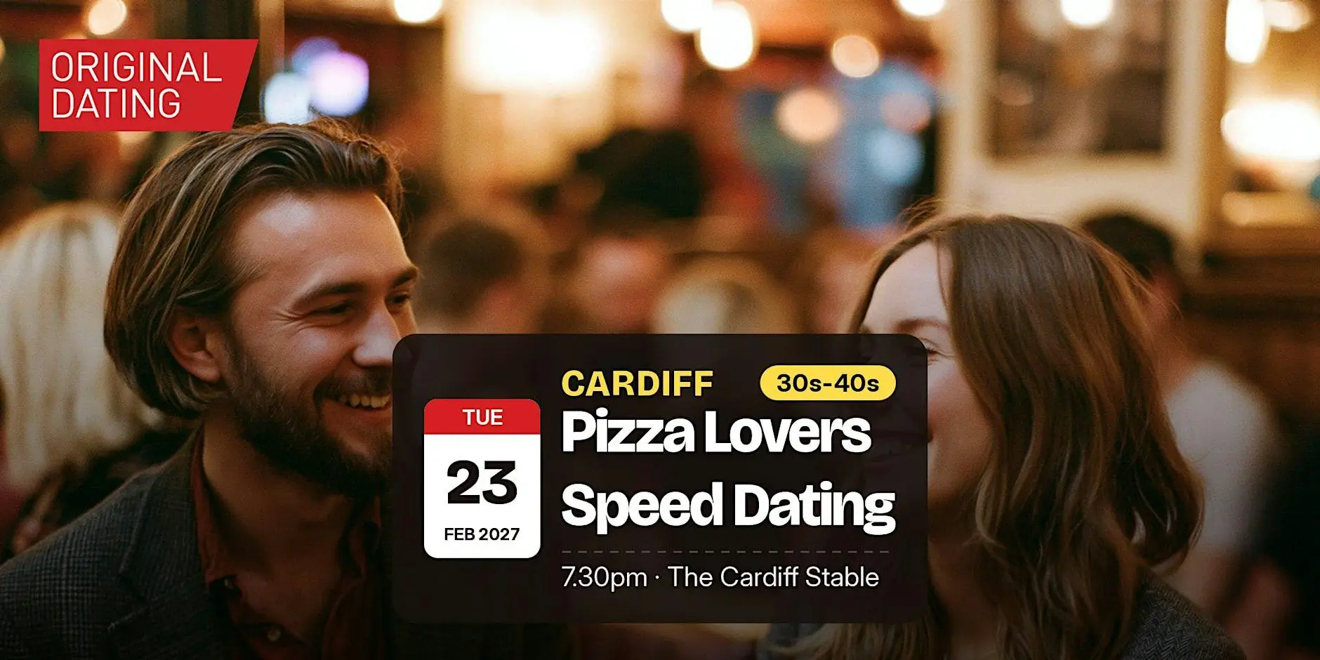 Pizza Lovers Speed Dating in Cardiff @ The Cardiff Stable | 30s-40s Pizza Lovers Speed Dating in Cardiff @ The Cardiff Stable | 30s-40s