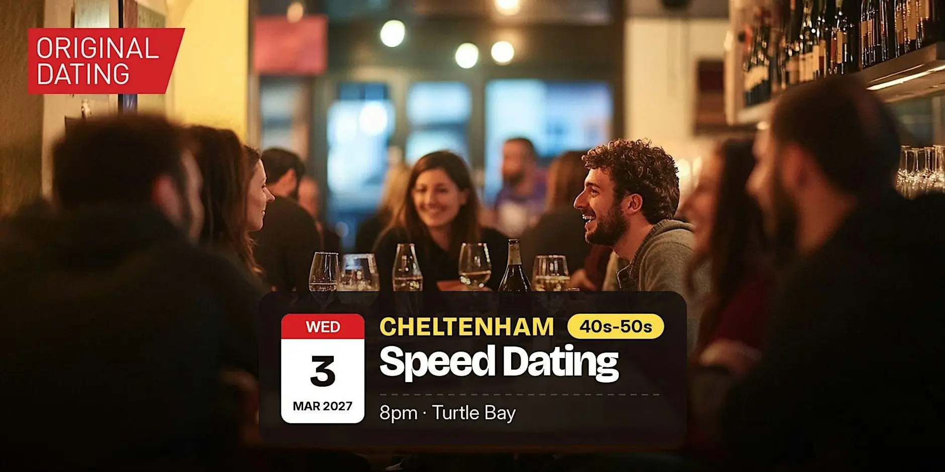 Speed Dating in Cheltenham @ Turtle Bay | 40s-50s