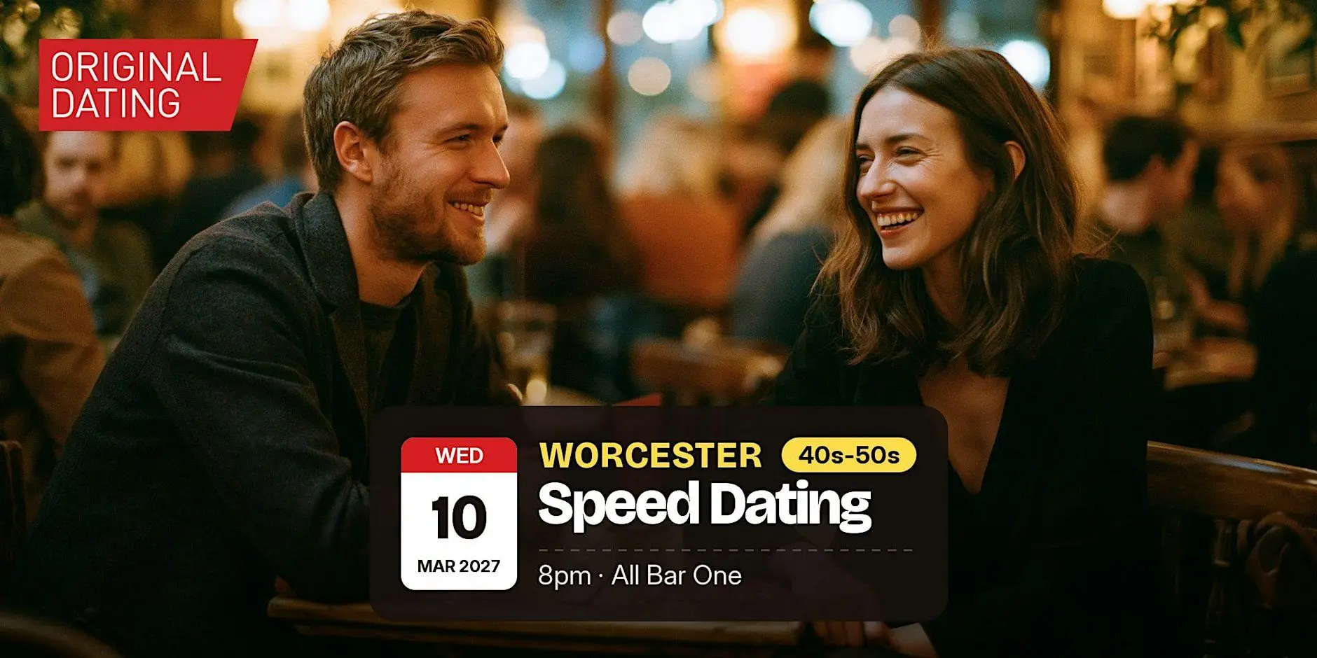 Speed Dating in Worcester @ All Bar One | 40s-50s Speed Dating in Worcester @ All Bar One | 40s-50s