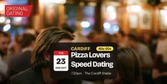 Pizza Lovers Speed Dating in Cardiff @ The Cardiff Stable | 40s-50s