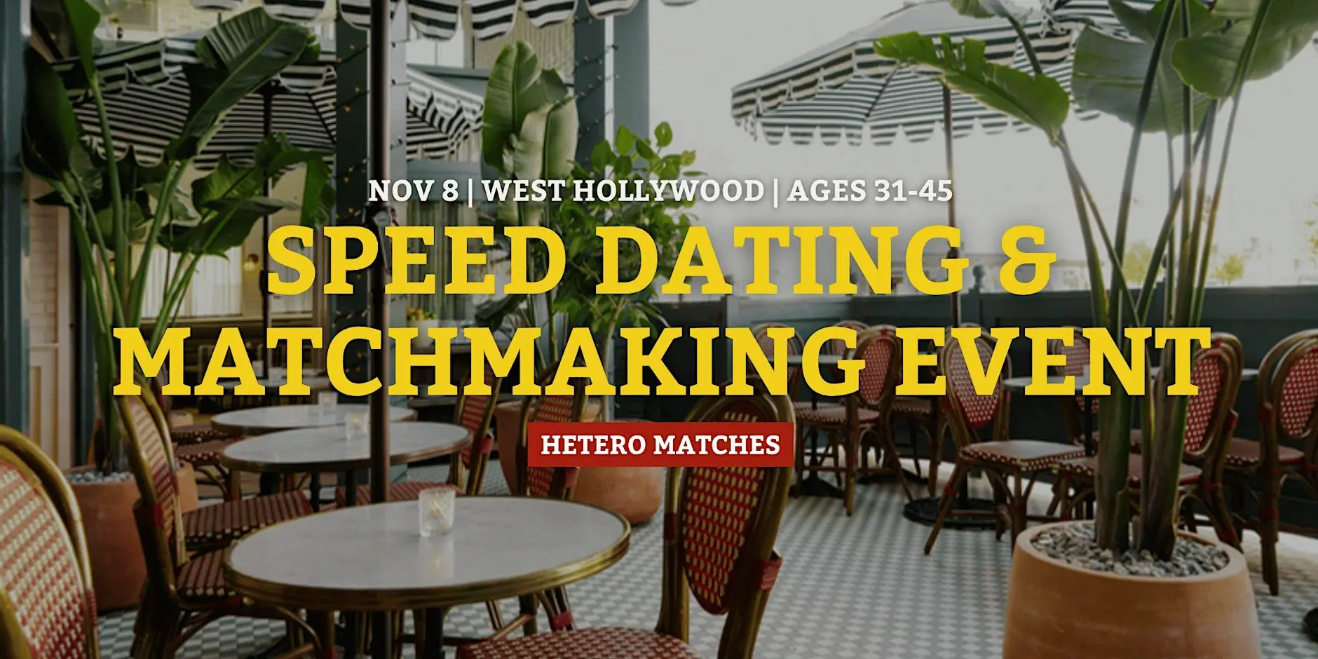 Speed Dating | West Hollywood | Ages 31-45 Speed Dating | West Hollywood | Ages 31-45