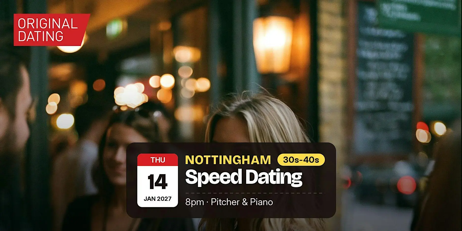 Speed Dating in Nottingham @ Pitcher & Piano | 30s-40s Speed Dating in Nottingham @ Pitcher & Piano | 30s-40s