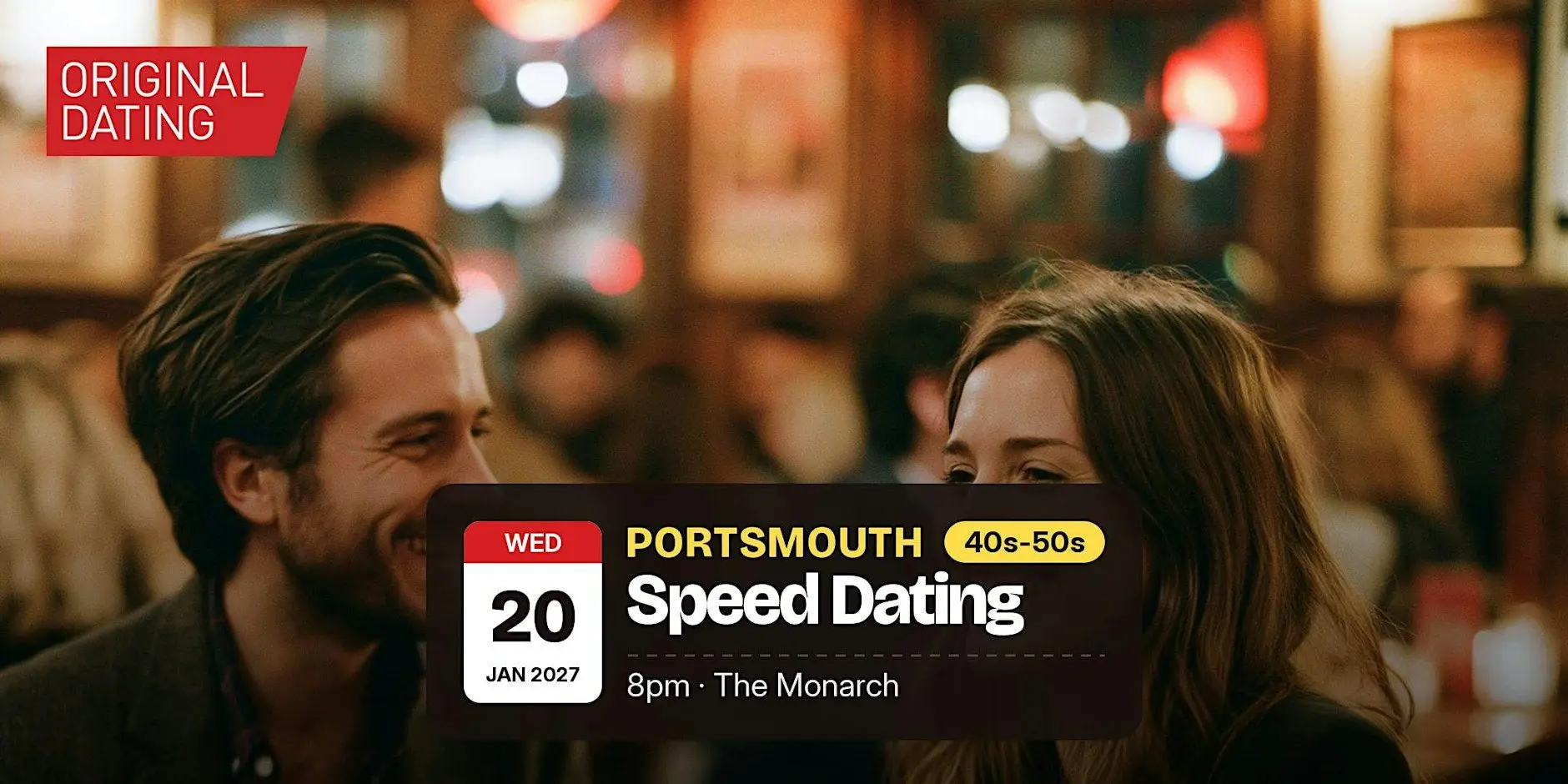 Speed Dating in Portsmouth @ The Monarch | 40s-50s Speed Dating in Portsmouth @ The Monarch | 40s-50s
