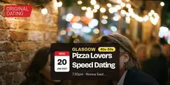 Pizza Lovers Speed Dating in Glasgow @ Nonna Said... | 40s-50s
