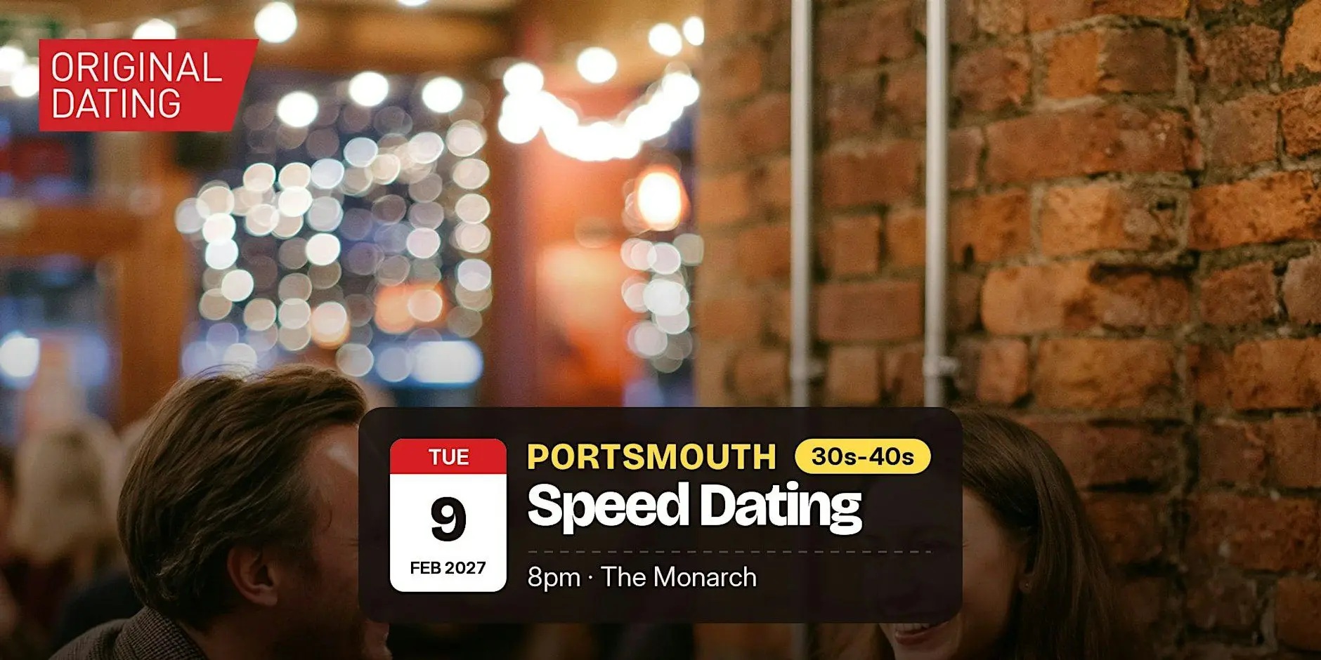 Speed Dating in Portsmouth @ The Monarch | 30s-40s Speed Dating in Portsmouth @ The Monarch | 30s-40s