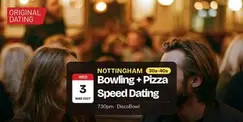 Bowling + Pizza Speed Dating in Nottingham @ DiscoBowl | 30s-40s Bowling + Pizza Speed Dating in Nottingham @ DiscoBowl | 30s-40s