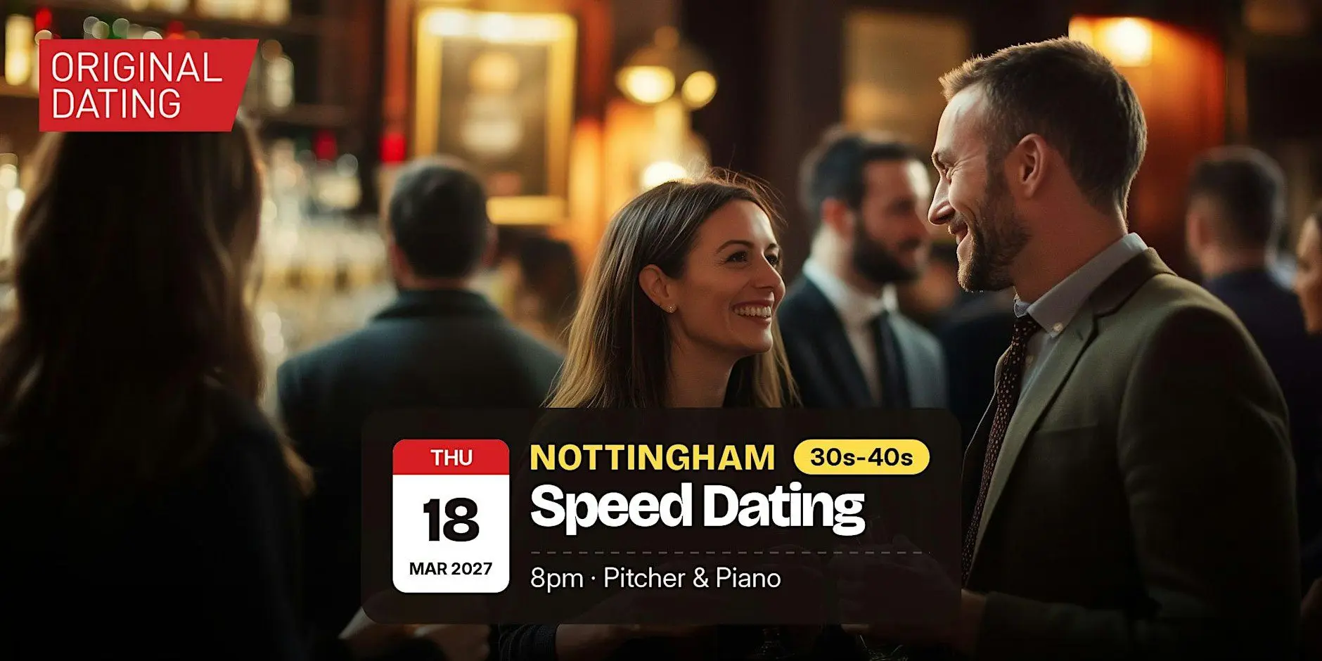 Speed Dating in Nottingham @ Pitcher & Piano | 30s-40s