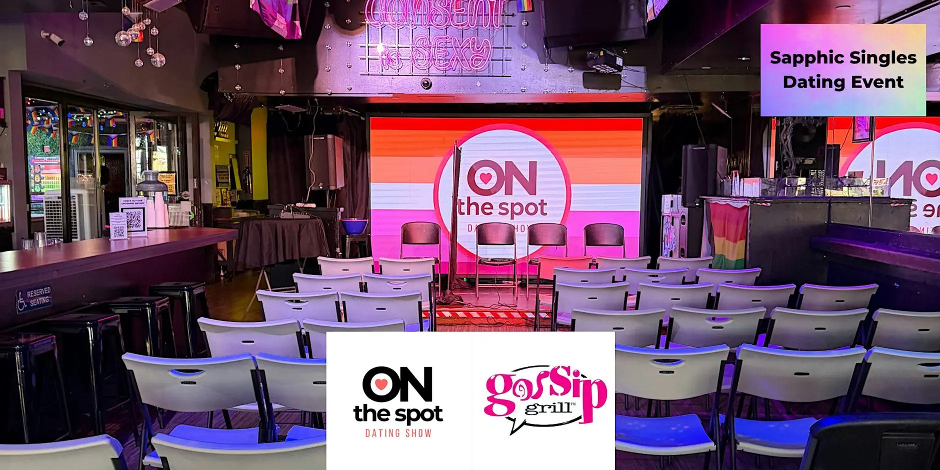 On The Spot Dating Show: Sapphic Singles Event On The Spot Dating Show: Sapphic Singles Event