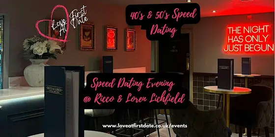 40's & 50's Speed Dating Evening in Lichfield, Staffordshire — photo 2